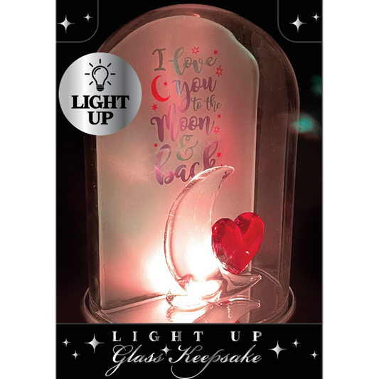 Light Up Glass Keepsake Celebrate Love Assortment- 6/Pack