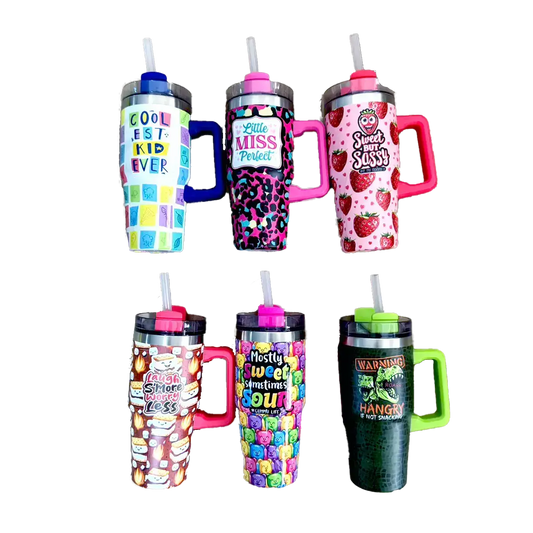 16 oz Insulated Kids Cup Assortment - 6/Pack