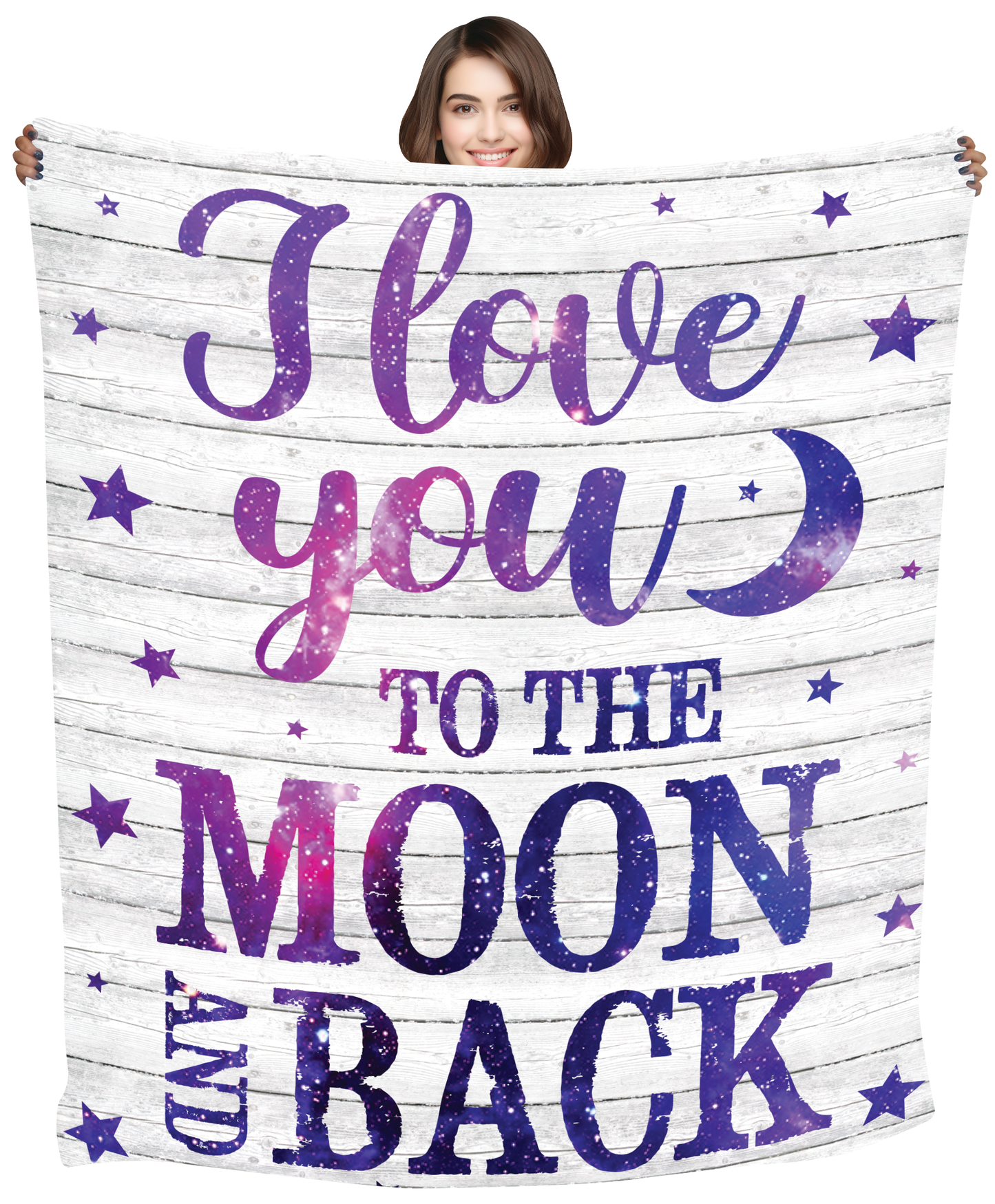 Jumbo Fleece Plush Blanket 50 x 60 Family Assortment- 6/Pack