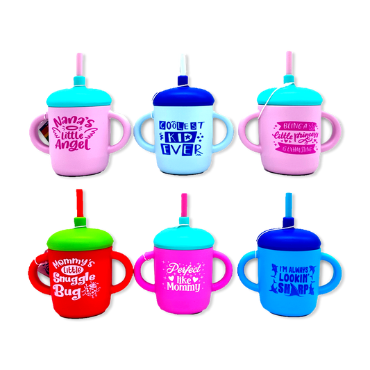 Silicone Kids Toddler Training Kiddo Cup Assortment